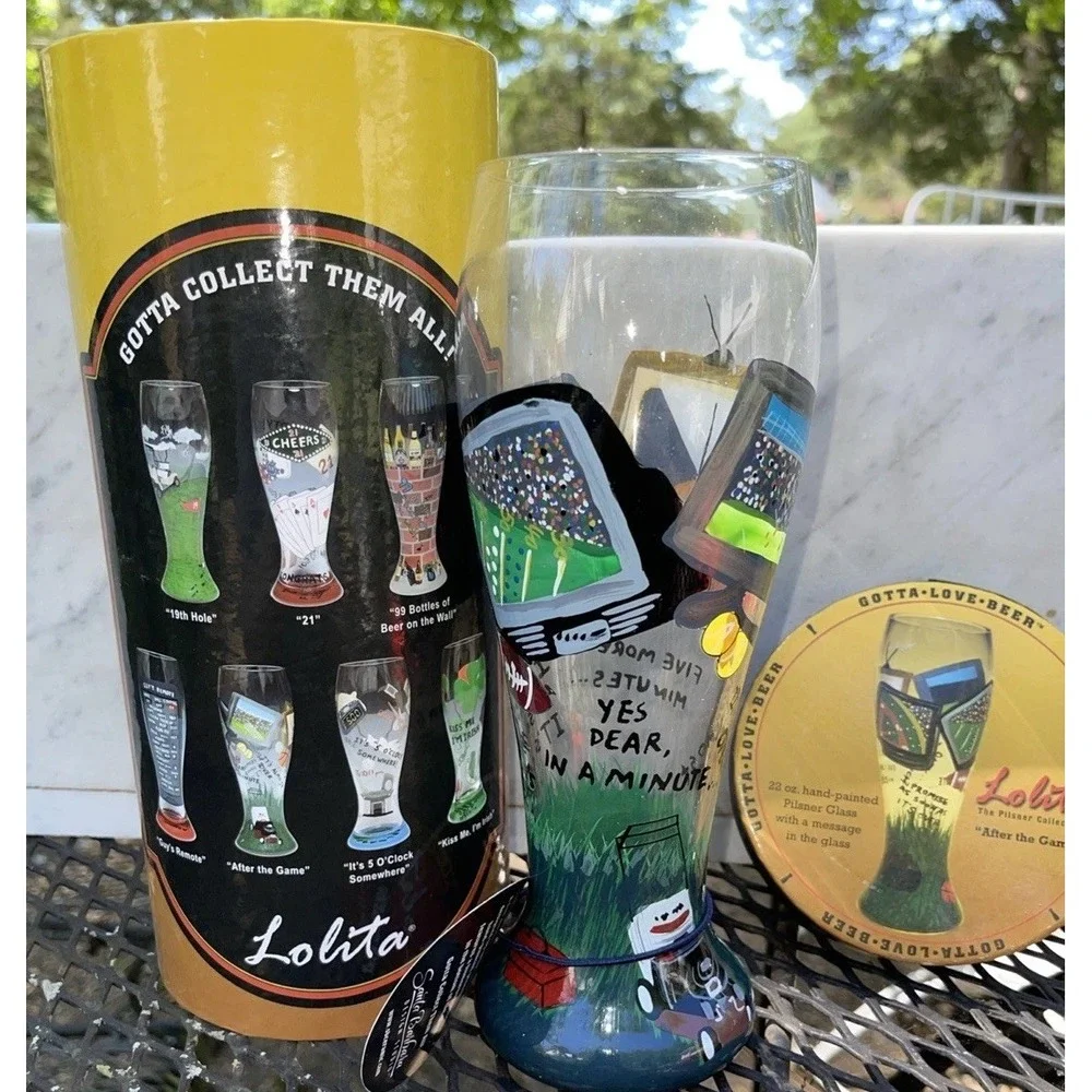 New‎ After The Game…Just One More Lolita Love My Beer Pilsner Beer Glass - Picture 5 of 8